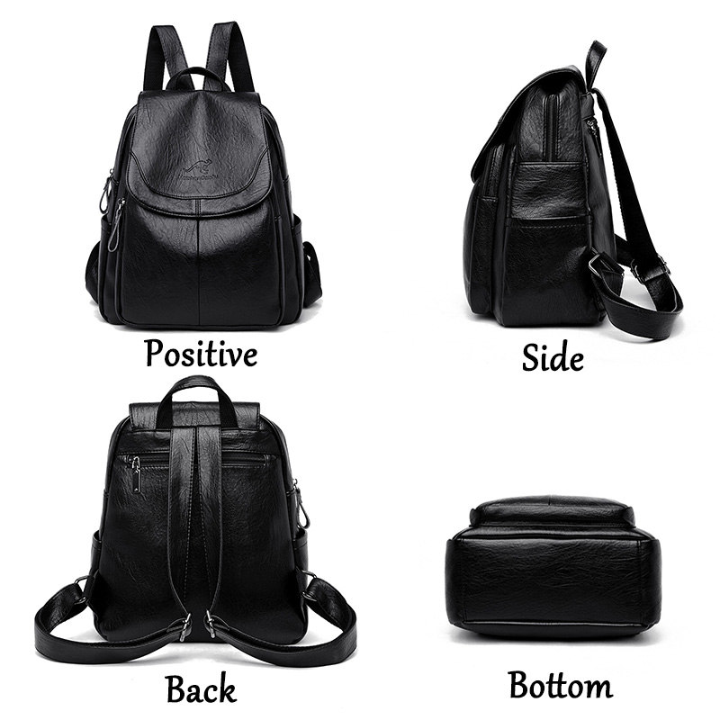Women Bags In Sale - Vintage Soft Leather Backpack for Women
