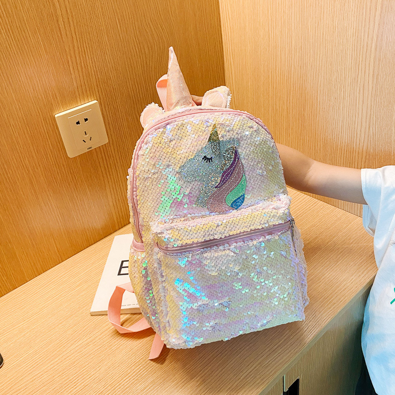 Sequin Unicorn Backpack Pink S - Mini Backpack Women review and price