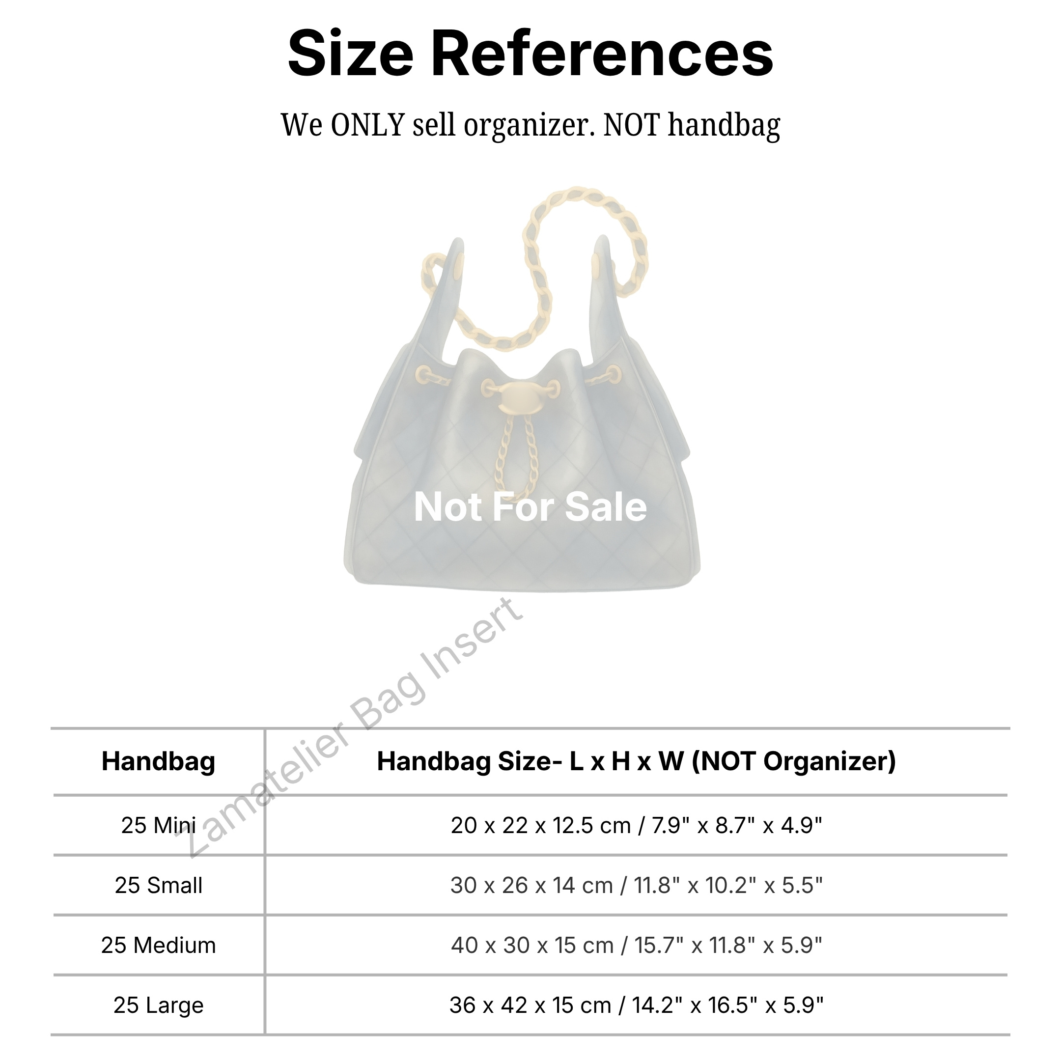 Custom Made Silk Insert for CC - Women Bags And Purses review and price