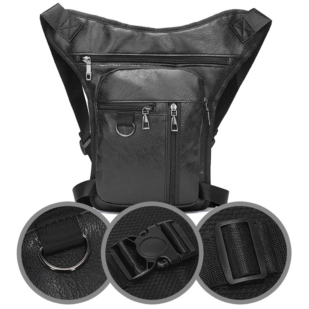 Pu Leather Drop Leg Bag Thigh  - Women'S Bum Bags review and price