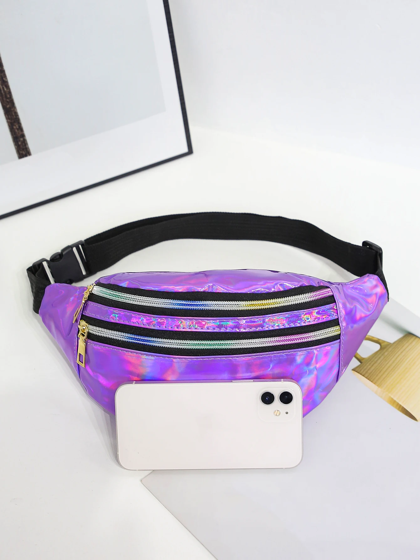 Laser Fanny Pack Belt Bag for  - Women'S Bum Bags review and price