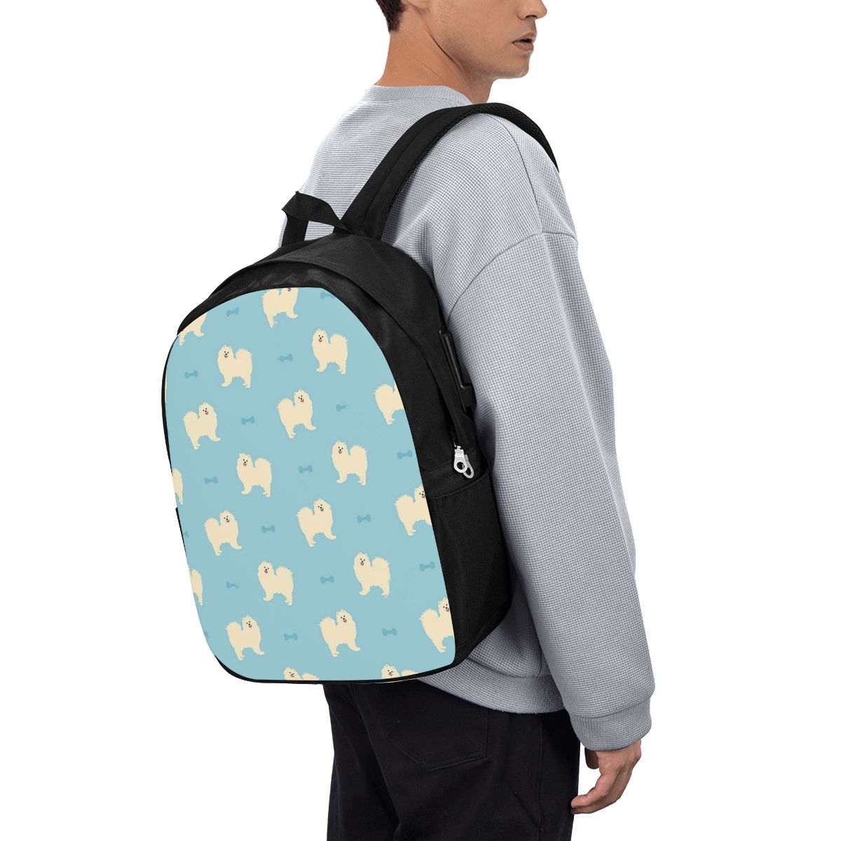 Samoyed Dog Backpack Travel No - Women Bags Laptop review and price