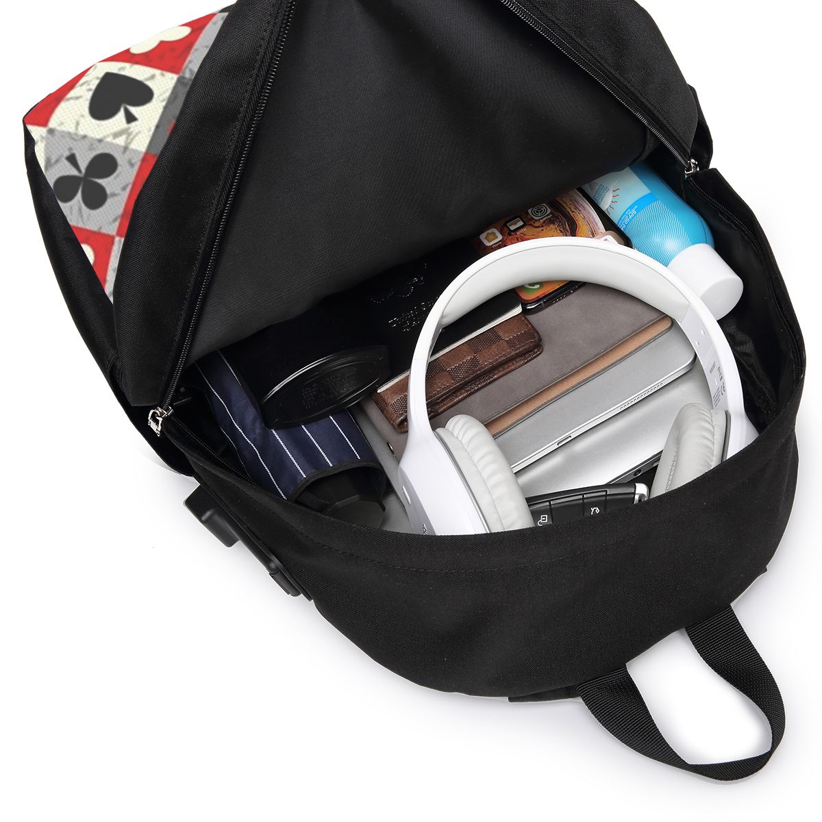 Playing Cards Poker Print Back - Women Bags Laptop review and price