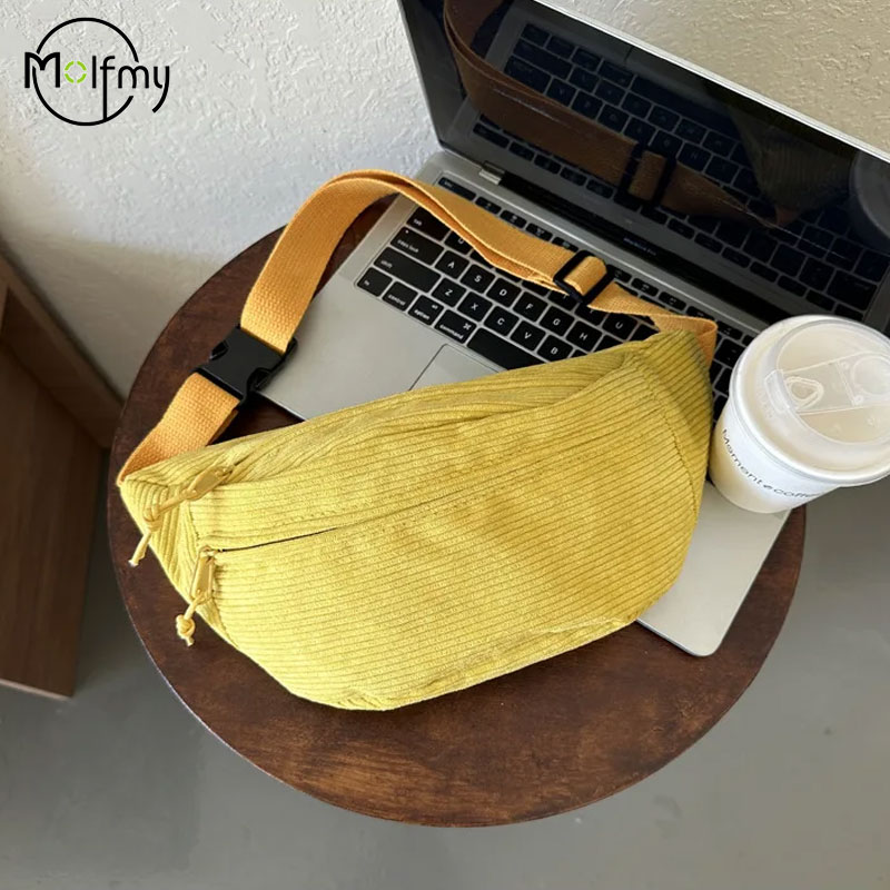 Women Waist Bag Corduroy Stude - Women'S Bum Bags review and price