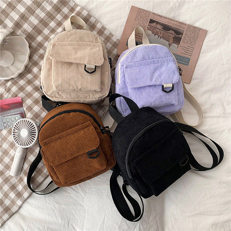 Solid Color Mini Backpack Cord - Mini Backpack Women review and price