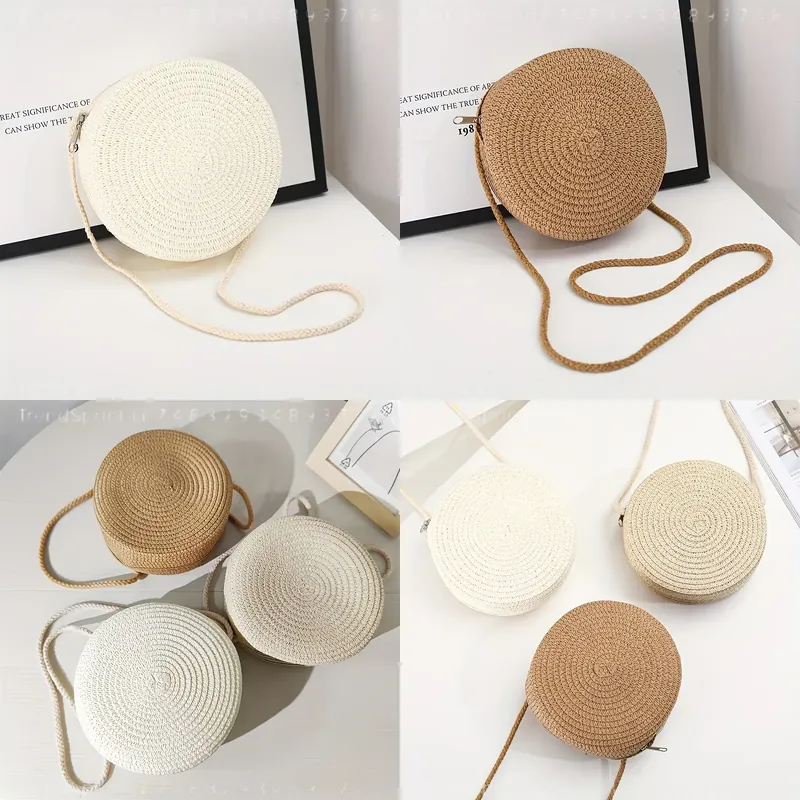 Round Woven Rattan Crossbody B - Women Bags And Purses review and price