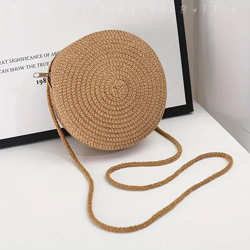 Round Woven Rattan Crossbody B - Women Bags And Purses review and price