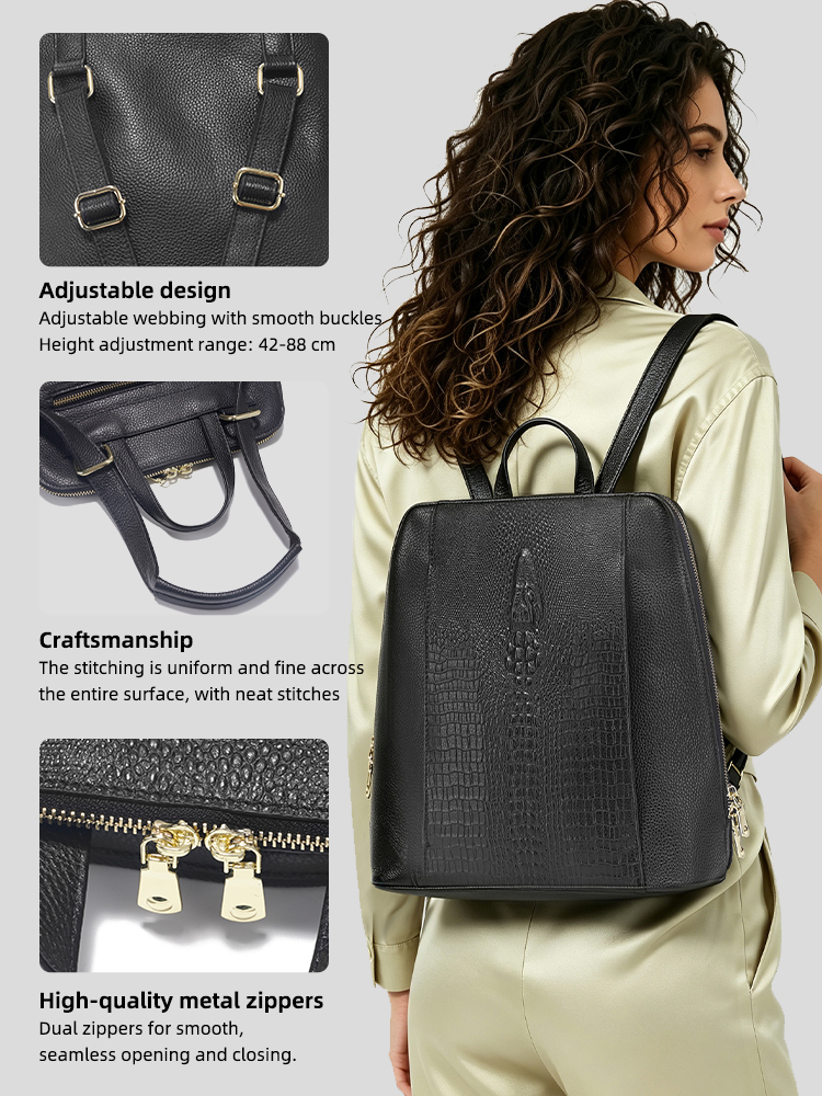 Zency Women's Crocodile Leathe - Mini Backpack Women review and price